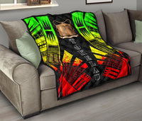 Tokelau Premium Quilt - Tokelau Coat Of Arms Polynesian Reggae Tattoo - Polynesian Pride