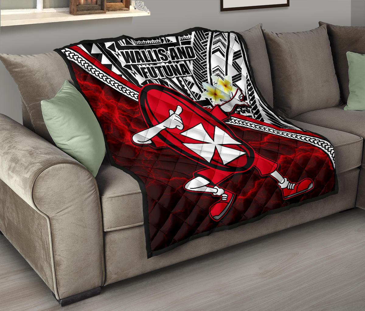 Dab Trend Style Rugby Premium Quilt Wallis and Futuna - Polynesian Pride