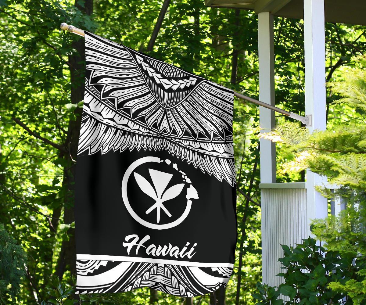 Hawaii Polynesian Flag - Hawaii Pride White Version - Polynesian Pride