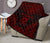 Tuvalu Premium Quilt - Tuvalu Coat Of Arms Polynesian Chief Red Version - Polynesian Pride