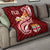 Fiji Premium Quilt - Fiji Seal Polynesian Patterns Plumeria (Red) Red - Polynesian Pride