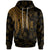 Niue Hoodie Polynesian Wings (Golden) Unisex Golden - Polynesian Pride