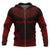 Norfolk Island Polynesian Chief Custom Zip up Hoodie Red Version - Polynesian Pride