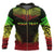 Niue Polynesian Chief Custom Zip up Hoodie Reggae Version - Polynesian Pride