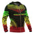 Niue Polynesian Chief Custom Zip up Hoodie Reggae Version - Polynesian Pride