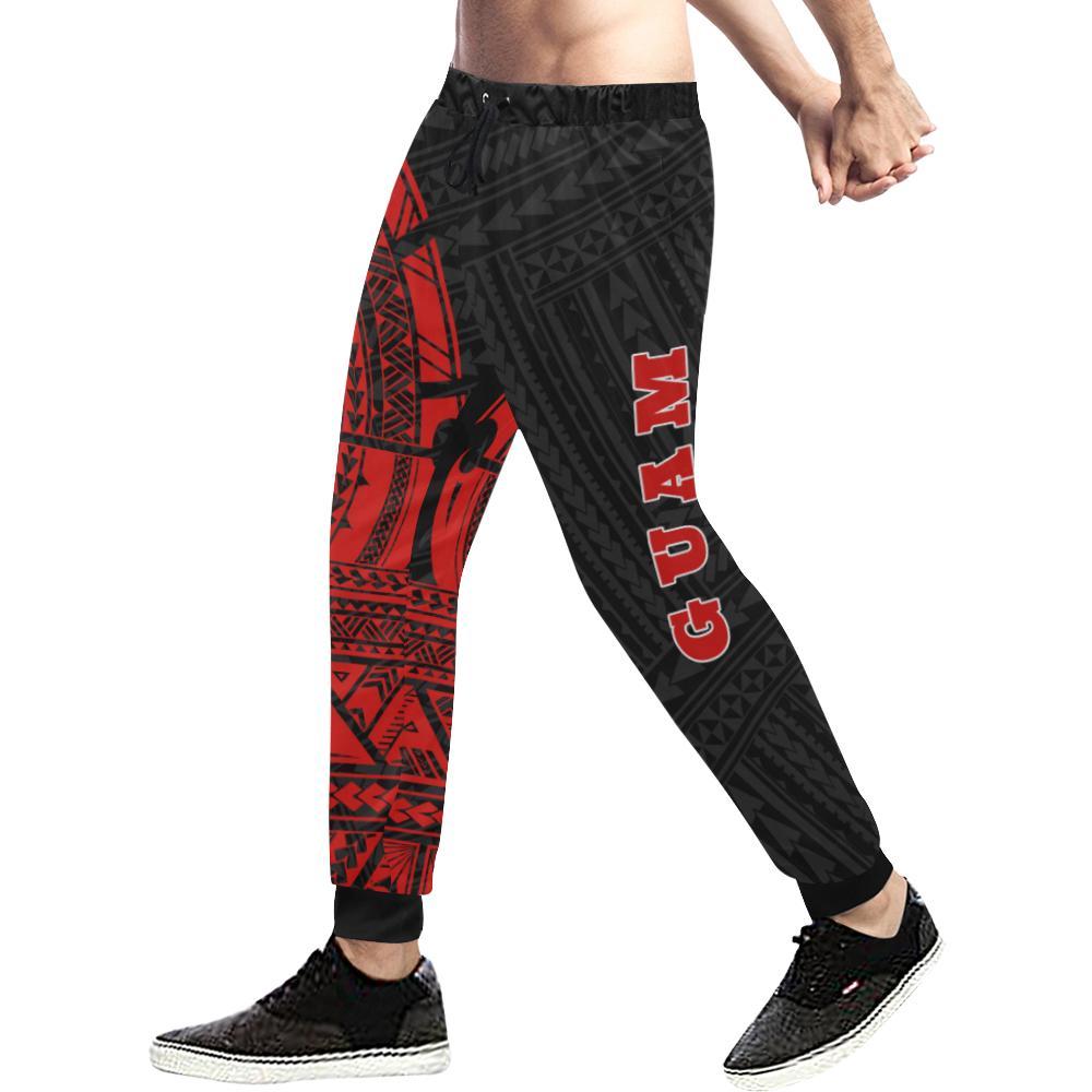 Guam Rising 2nd Sweatpants (Red) A6 - Polynesian Pride