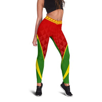 Hawaii Active Leggings A16 - Polynesian Pride