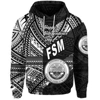 Federated States of Micronesia Hoodie FSM Happy Independence Day Original Vibes Black LT8 - Polynesian Pride