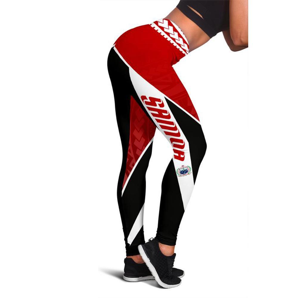 Samoa Active 2nd Leggings A16 Black - Polynesian Pride