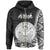 Marshall Islands Zip Hoodie Ailuk Seal of Marshall Islands Polynesian Patterns Unisex Black - Polynesian Pride