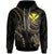 Hawaii Custom Hoodie Gold Turtle Unisex Gold - Polynesian Pride