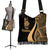 New Caledonia Boho Handbag - Gold Polynesian Tentacle Tribal Pattern Crest - Polynesian Pride