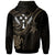 Kosrae Custom Zip up Hoodie Gold Turtle - Polynesian Pride