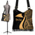 Tokelau Custom Personalised Boho Handbag - Gold Polynesian Tentacle Tribal Pattern - Polynesian Pride