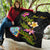 Guam Polynesian Custom Personalised Quilt - Plumeria Tribal - Polynesian Pride