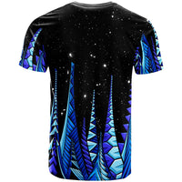 Polynesian T Shirt Forest Galaxy Sky - Polynesian Pride