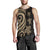 Tuvalu Men's Tank Top - Gold Tentacle Turtle - Polynesian Pride