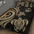 Guam Quilt Bed Set - Gold Tentacle Turtle - Polynesian Pride