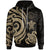 Palau Hoodie Gold Tentacle Turtle Unisex Gold - Polynesian Pride