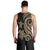 Tuvalu Men's Tank Top - Gold Tentacle Turtle - Polynesian Pride