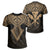 Hawaii Polynesian Limited T Shirt Tab Style Gold Unisex Black - Polynesian Pride