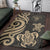 Niue Area Rug - Gold Tentacle Turtle - Polynesian Pride