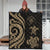 Niue Premium Quilt - Gold Tentacle Turtle - Polynesian Pride