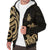 New Caledonia Sherpa Hoodie - Gold Tentacle Turtle - Polynesian Pride