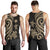 Northern Mariana Islands Men's Tank Top - Gold Tentacle Turtle - Polynesian Pride