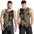 Tuvalu Men's Tank Top - Gold Tentacle Turtle - Polynesian Pride