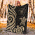 Niue Premium Blanket - Gold Tentacle Turtle - Polynesian Pride