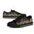 Niue Low Top Canvas Shoes - Gold Tentacle Turtle - Polynesian Pride