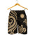 Nauru Men's Short - Gold Tentacle Turtle - Polynesian Pride