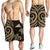 Tokelau Men's Short - Gold Tentacle Turtle - Polynesian Pride