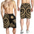 Nauru Men's Short - Gold Tentacle Turtle - Polynesian Pride