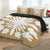 Hawaiian Royal Pattern Quilt Bed Set - Gold - G2 Style - AH - Polynesian Pride