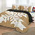 Hawaiian Royal Pattern Quilt Bed Set - Gold - E2 Style - AH - Polynesian Pride