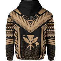 Hawaiian Kanaka Polynesian Hoodie Active Gold - Polynesian Pride