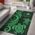 Yap Area Rug - Green Tentacle Turtle Red - Polynesian Pride