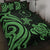 Chuuk Quilt Bed Set - Green Tentacle Turtle Green - Polynesian Pride