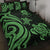 Tuvalu Quilt Bed Set - Green Tentacle Turtle Green - Polynesian Pride