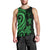 Niue Men's Tank Top - Green Tentacle Turtle - Polynesian Pride