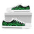 Marshall Islands Low Top Canvas Shoes - Green Tentacle Turtle Crest - Polynesian Pride