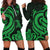 Guam Women Hoodie Dress - Green Tentacle Turtle Green - Polynesian Pride