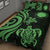 Northern Mariana Islands Quilt Bed Set - Green Tentacle Turtle - Polynesian Pride