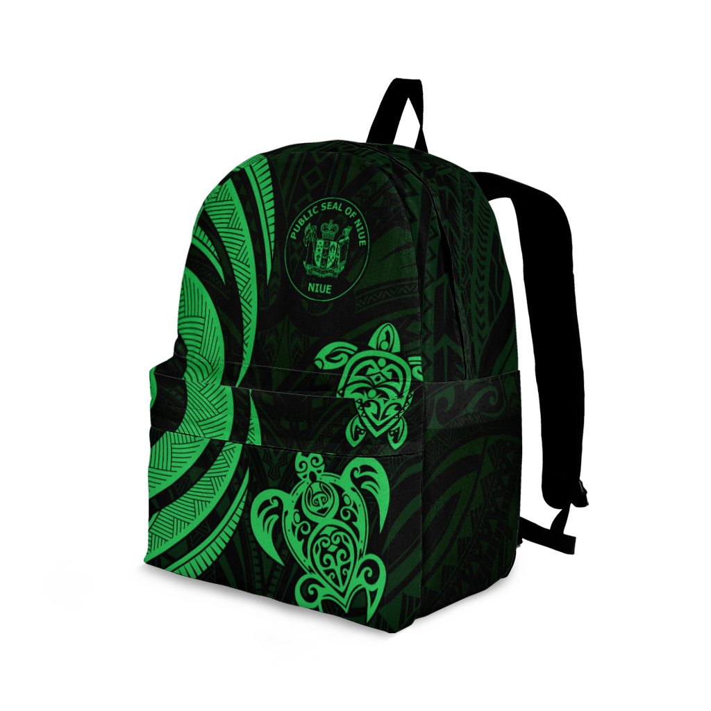 Niue Backpack - Green Tentacle Turtle - Polynesian Pride