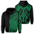 Hawaii Polynesian Hoodie In My Heart Ryan Style Green Unisex Green - Polynesian Pride