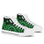 Marshall Islands High Top Shoes - Green Tentacle Turtle - Polynesian Pride