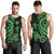 Northern Mariana Islands Men's Tank Top - Green Tentacle Turtle - Polynesian Pride