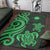 Marshall Islands Area Rug - Green Tentacle Turtle - Polynesian Pride